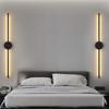 Wall Lamp Bedroom Wall Light Modern Long LED Light Black I-Shaped Living Room Corridor Interior Lighting Home Decor Lighting