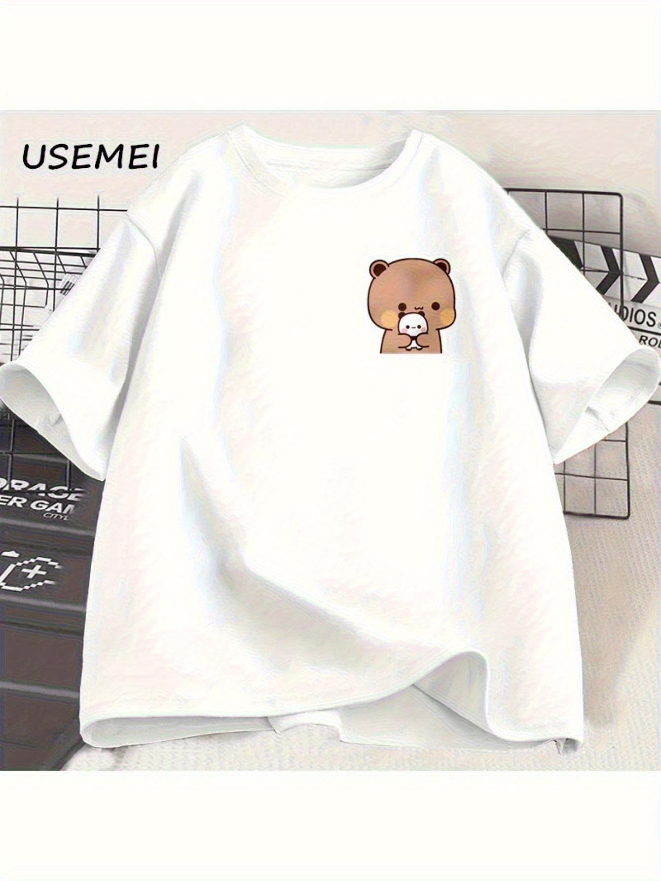 

T-Shirt y2k & Cute Panda Bear Brown XL