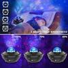 USB Night Light Bluetooth Music Projector Starry Sky Projection Light Starry Sky Rotation Starry Sky White Light