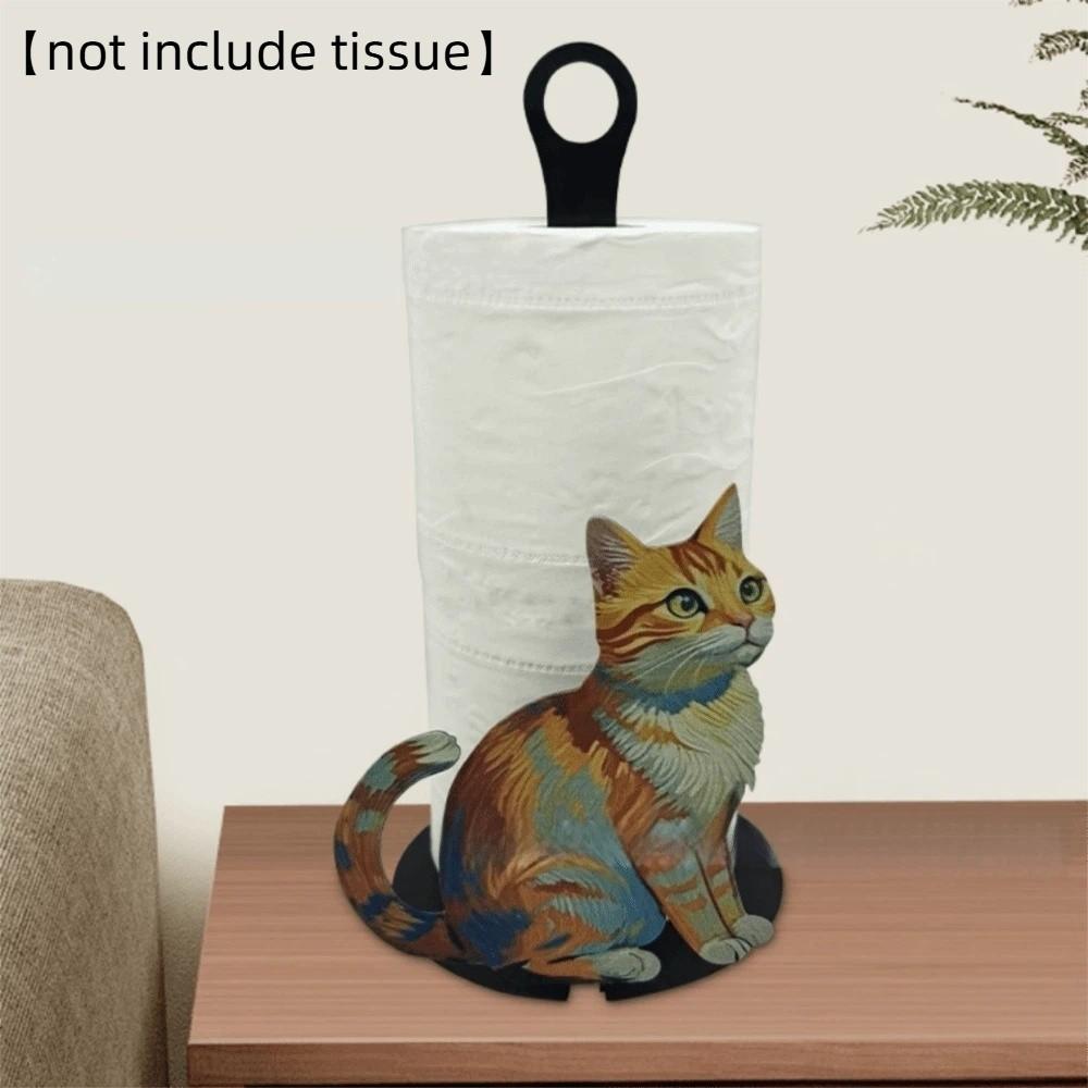 Rabbit Roll Paper Towel Holder Fruits Tissue Storage Rack Vertical Napkins Rack  Countertop