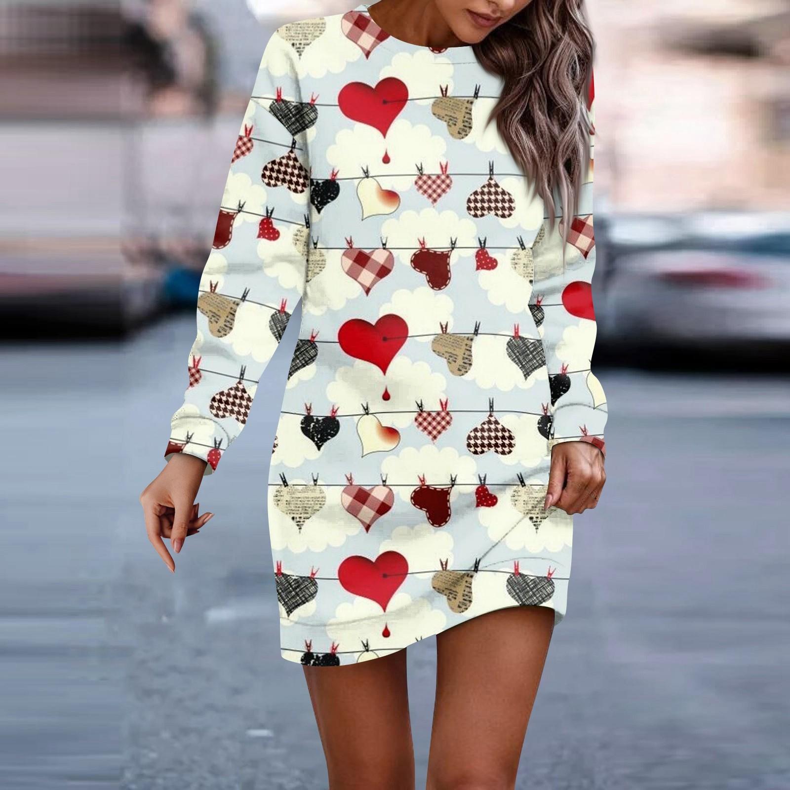 Платье с длинным рукавом для женщин