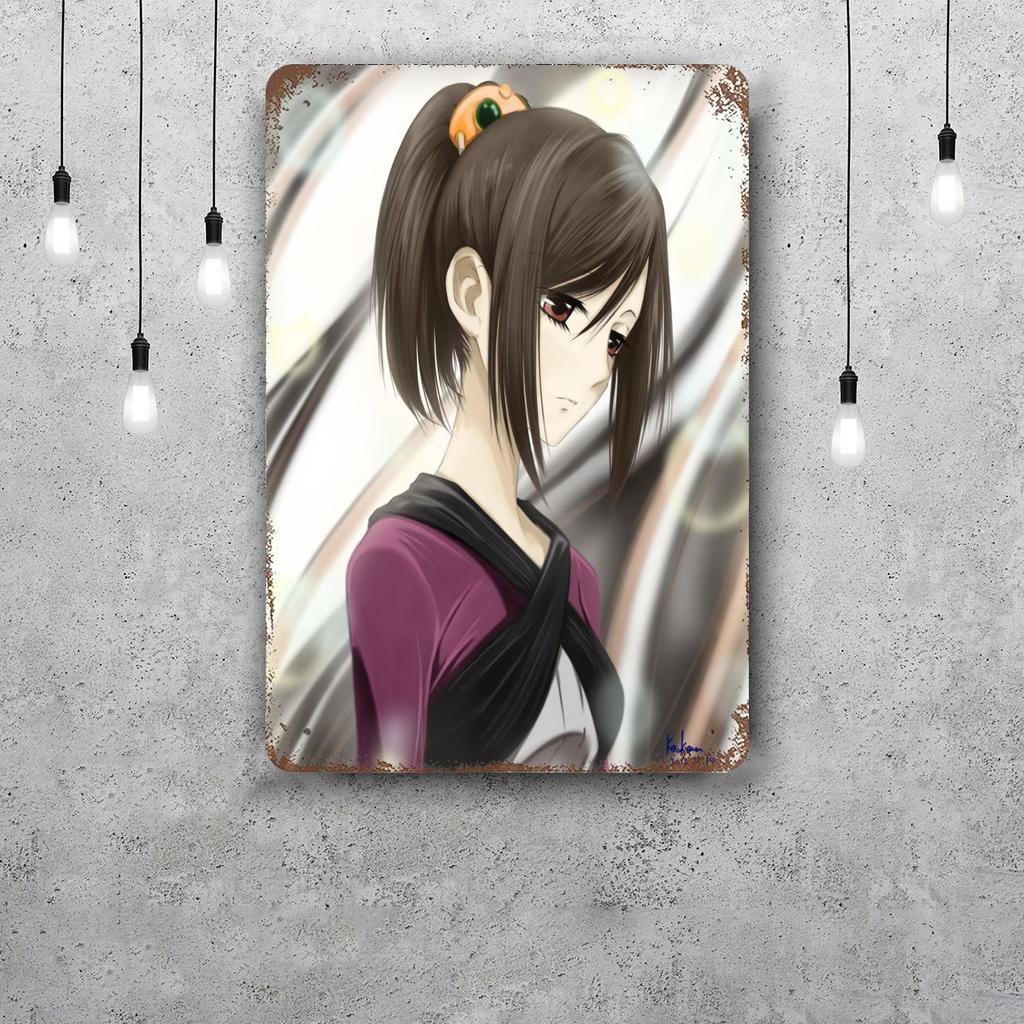 Shinsekai yori online Cartoon Decor Poster Tin Sign Metal Sign Decorative Plaque for Pub Bar Man Cave Club Wall Decoration