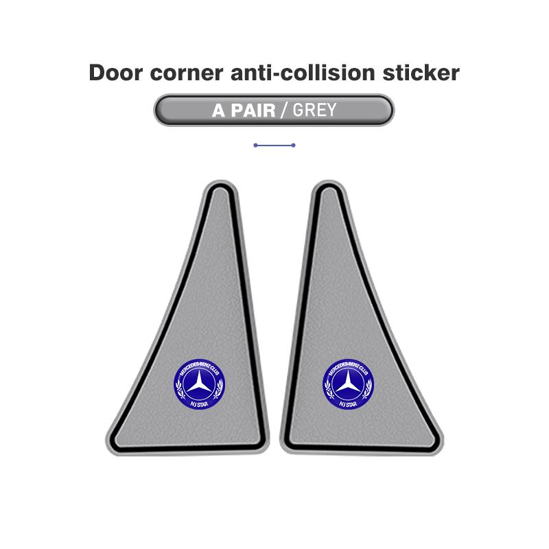 D62pcs Car Door Corner Cover Bumper Collision Anti-scratch Protector For Mercedes Benz C180 C300 W124 W176 W177 C200 C260 GLC CLE
