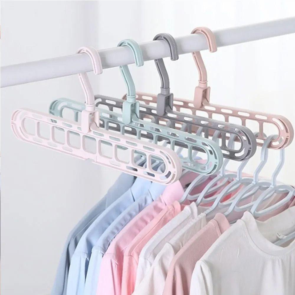

Closet Organizer Drying Rack Multi-port Folding Hanger Practical Storage Racks