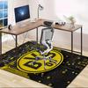 1 Stück Fußballteam-Design Teppich - Rutschfest, Weich & Gemütlich Fußmatte für Wohnzimmer, Schlafzimmer, Büro - Dekoteppich für Innen/Außen