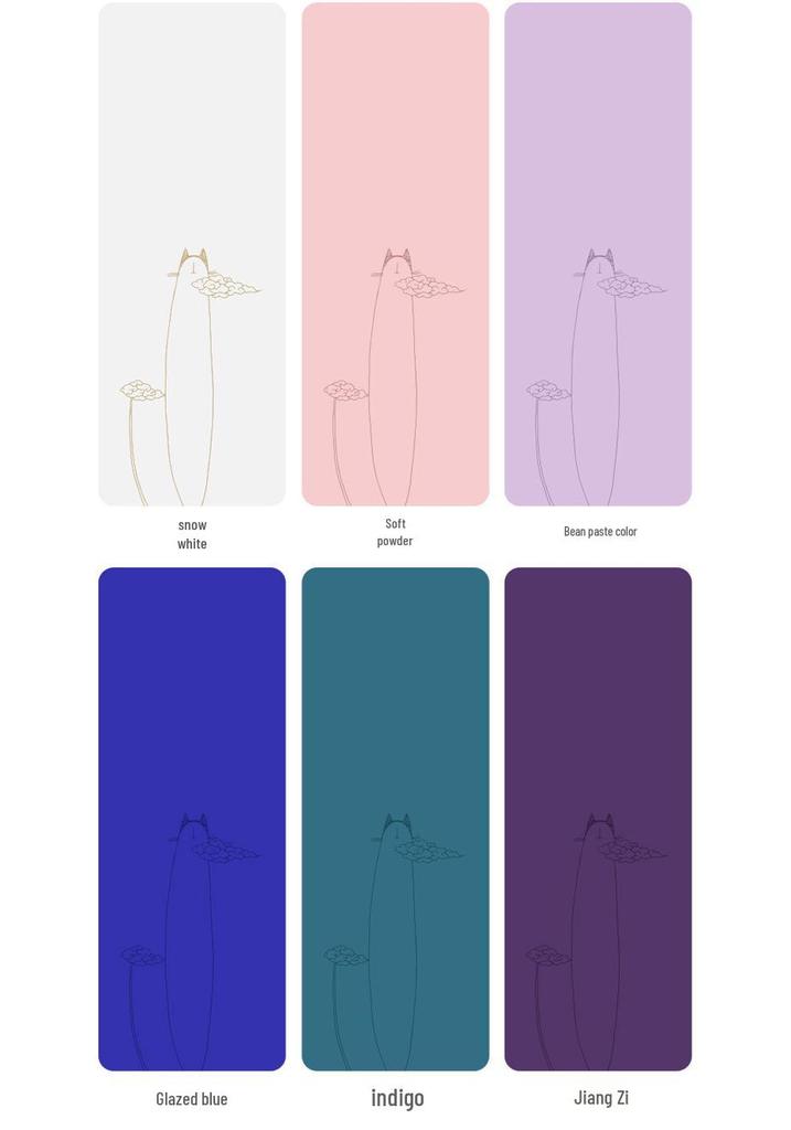 Non-slip, Sweat-absorbing, Personality Cartoon Yoga Mat - Natural Rubber, Widened & Long for Fitness and Plank Support
