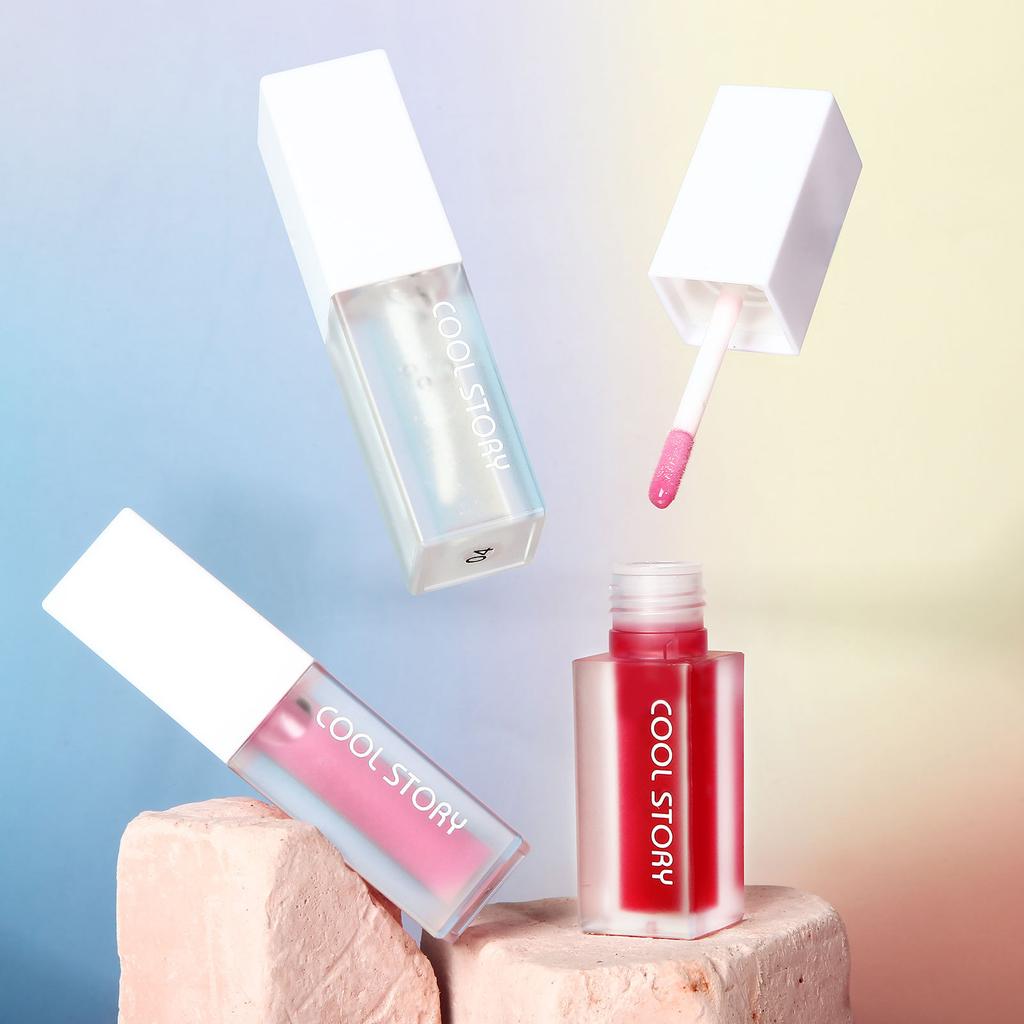 Shimmer Lip Oil Tinted for Fuller Lip Effect, Collagen Lip Gloss, Moisturizing Lip Care Extreme Volume Lip Essence Lips Enhancer