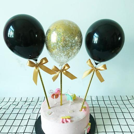 Balloon Cake Insert Card Birthday Wedding Party Cake Topper Decorations
