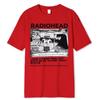 Radiohead Pánska Móda Vintage Klasické Tričká Turné po Severnej Amerike Rockový Chlapec Camisetas Hombre Street Chlapci Bavlnené Tričko Nadrozmerné Topy
