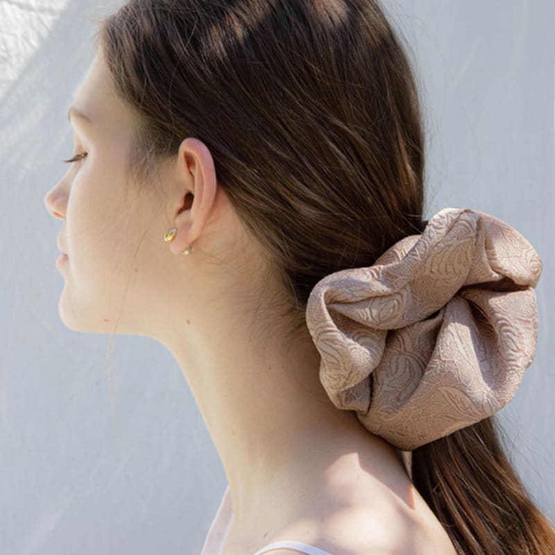 Jean Paul Clarisse Rose Pattern Scrunchie JP-22-136S