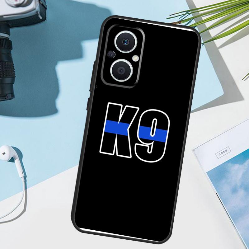 Police Thin Blue Line Flag Case For OPPO Reno 12 F 13 13F 11F 8T 7 8 10 Pro OPPO Find X8 Pro X6 X3 X5 Lite Phone Cover