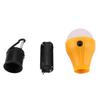 Mini Tragbare 3 LEDs Zelt Hängelaterne Outdoor Angeln Camping Licht Lampe(Gelb)