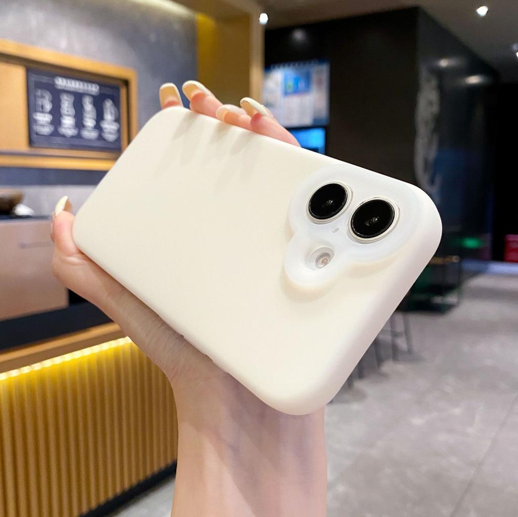 Liquid Silicone Jelly Apple 16Promax Mobile Phone Case Skin Feel All-inclusive iPhone16 Anti-drop Soft Case Protective Case