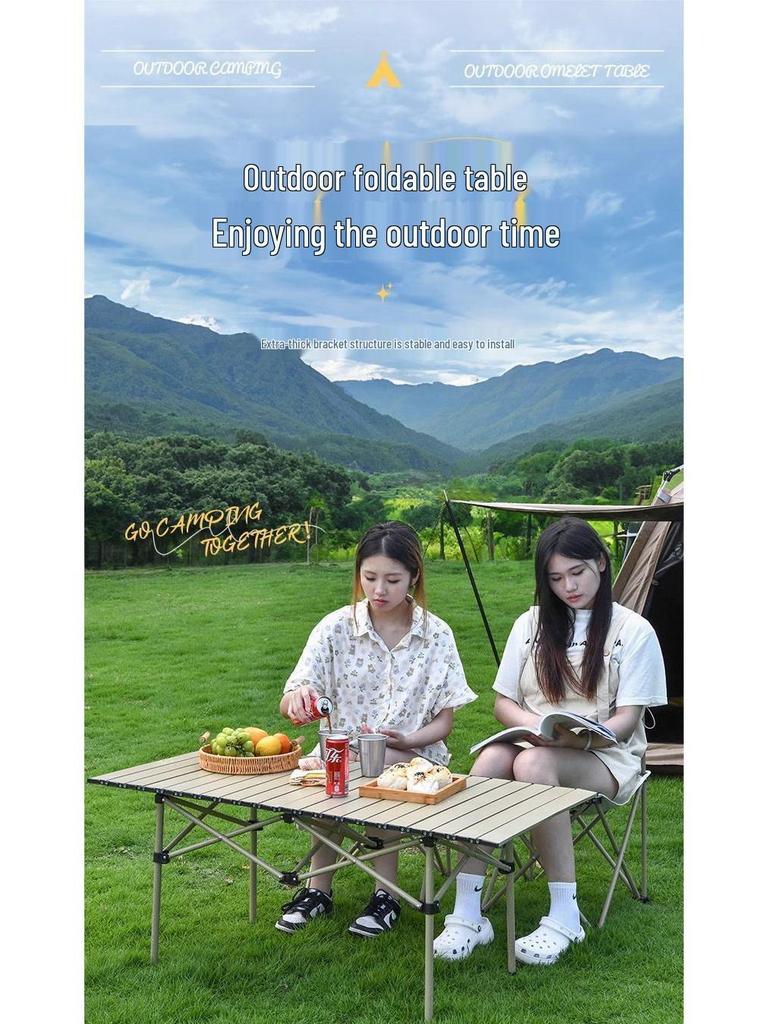 Portable Metal Folding Moon Chair with Backrest for Outdoor Camping and Picnics