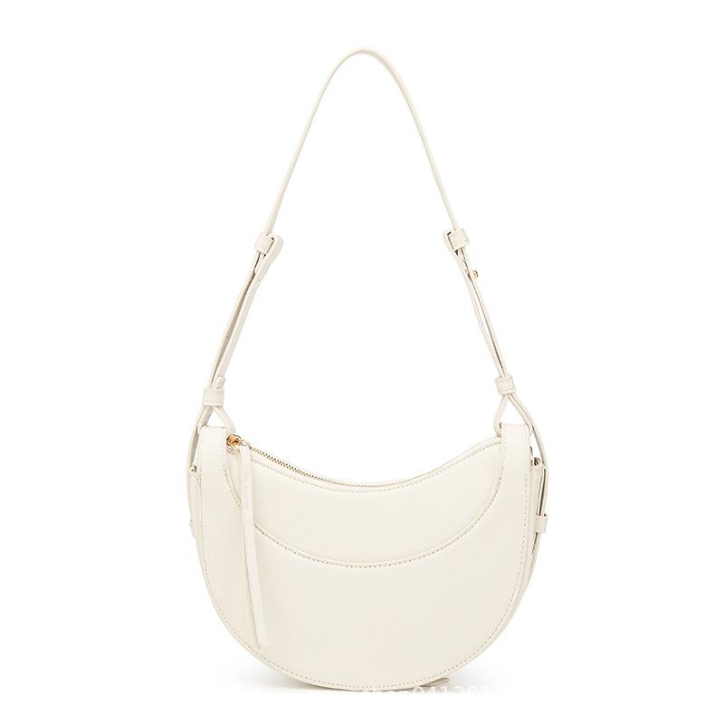 

Niche unique fashion bag women s 2025 new ins popular foreign solid color shoulder bag versatile underarm bag белый