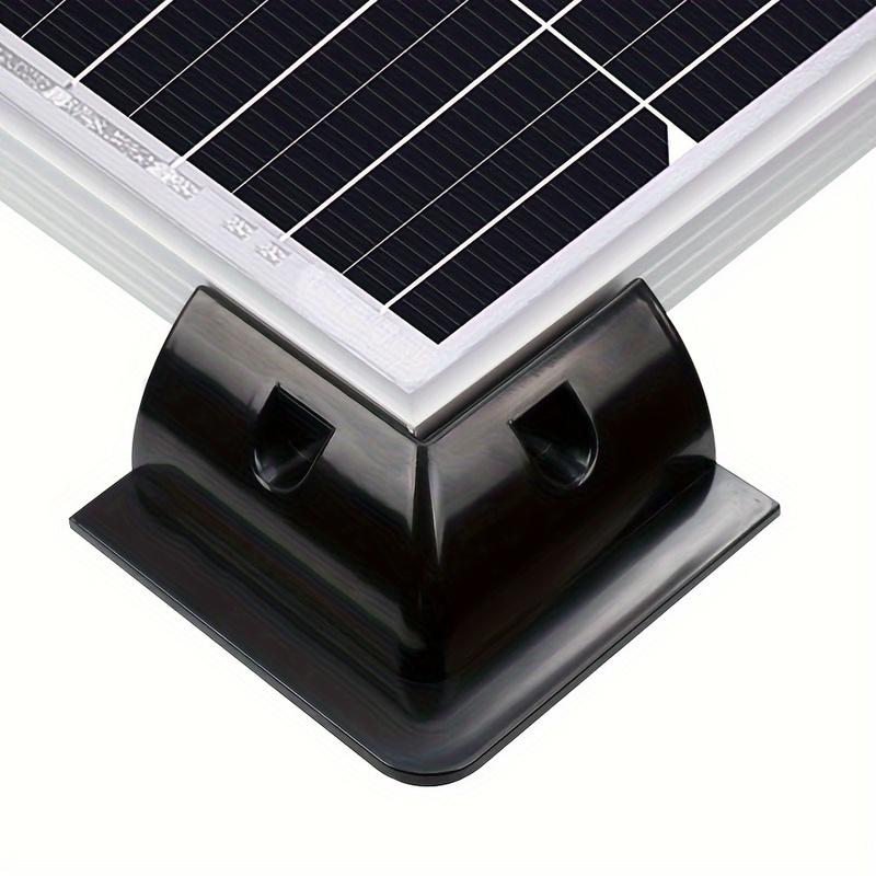 4PCS RV Solar Panel Mounting Fixing Bracket Kit RV Roof Top Solar Supporting Holder For Caravan Camper Boat Motorhomes