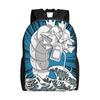 Pokemon Backpacks Pikachu Anime Lightning Scence Daypack  Mochila School Retro Washable Rucksack