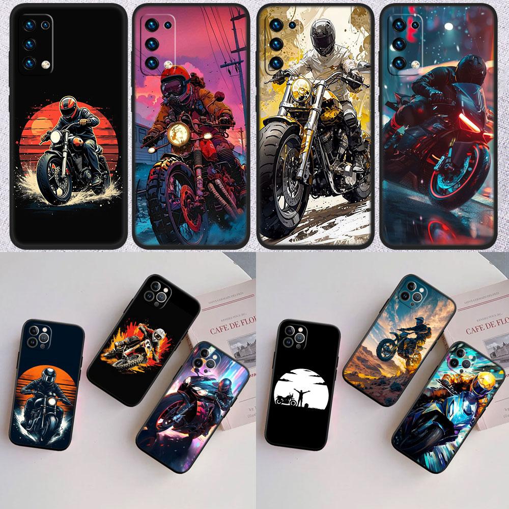 Motorcycle Racing New High-End Shell Phone Case for Xiaomi Poco C40 C50 C51 C55 C65 C71 C75 F2 F3 F5 F6 F7 M2 M3 Pro Ultra