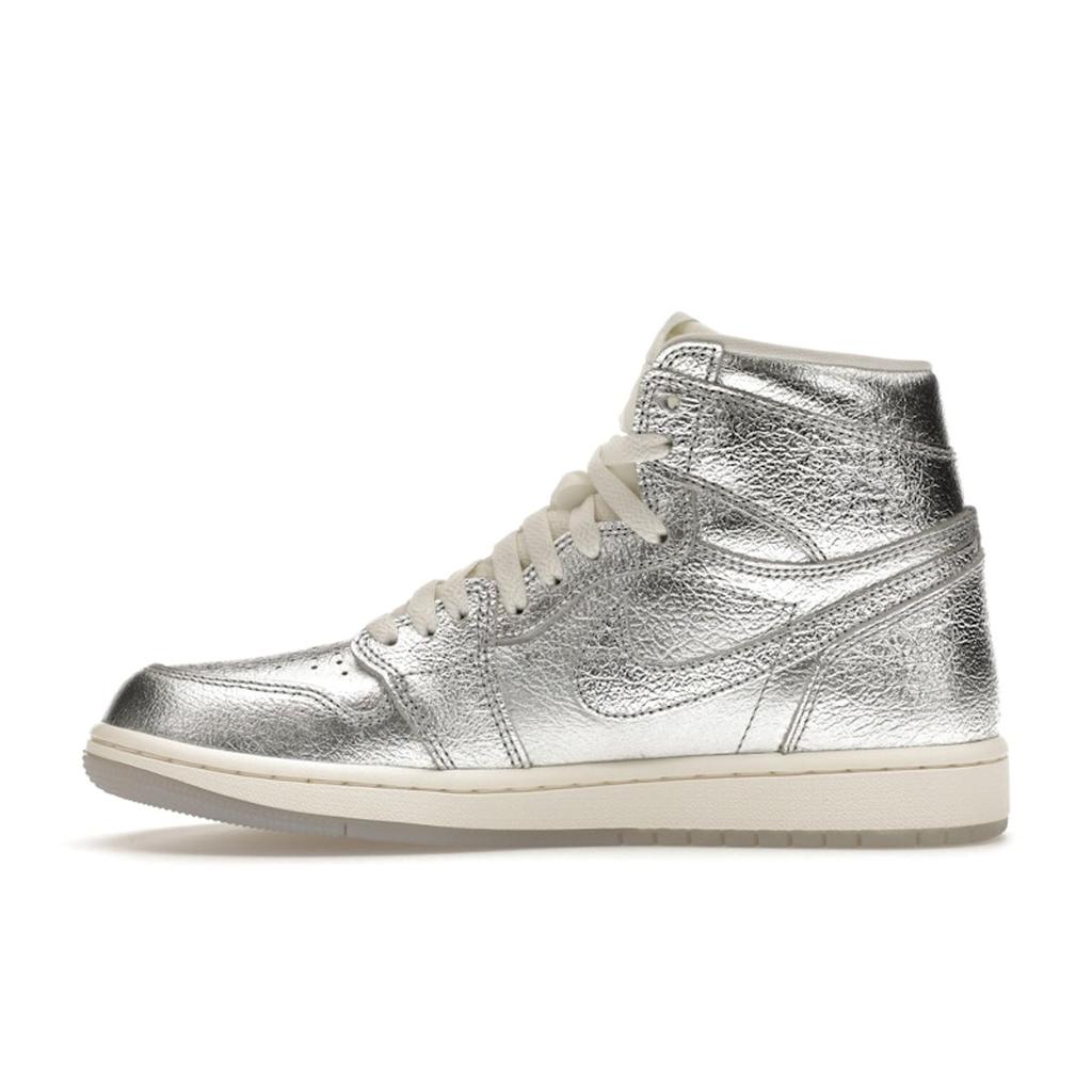 Air Jordan 1 Retro High OG Chrome Women Sneakers Silver Metallic-Silver Photon-Dust FN7249-001