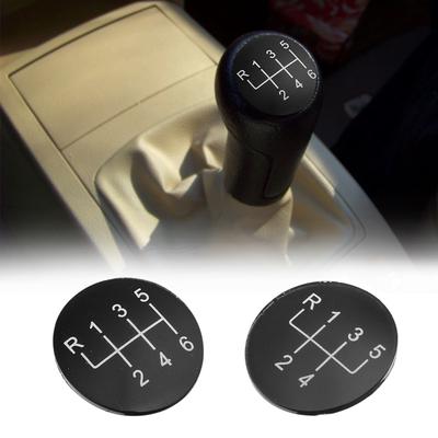 1/ x = 35/ mm 6/ Speed Gear Knob Shift Knob Sticker Emblem Scheme Silicone Stickers 2