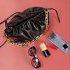 Same With 2021 New Handbag Shoulder Bag Thick Chain Fold Cloud Bag