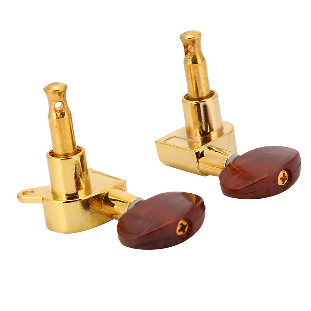 6PCS Semi-Closed 3L3R Tuning Pegs Golden Tuning Keys Professional Guitar Tuning Pegs Guitarists