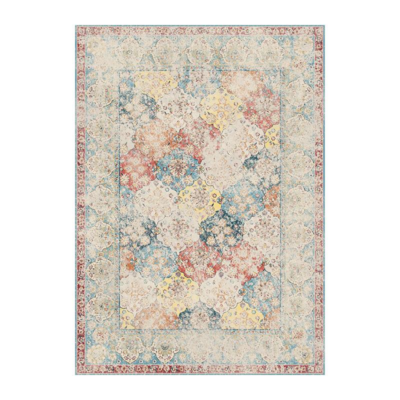 VIKAMA Bohemian Imitation Cashmere Carpet Home Decor Living Room End Table Full Floor Mat Soft Comfortable Bedroom Bed Rug