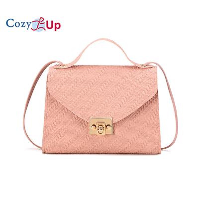 Cozy Up Embossed Small Square Bag, Simple and Versatile Crossbody Women's Bag