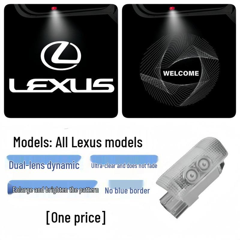 Динамические проекционные огни приветствия дверей Lexus: Совместимо с моделями ES200, RX300 и ES300 IS 2006-2017