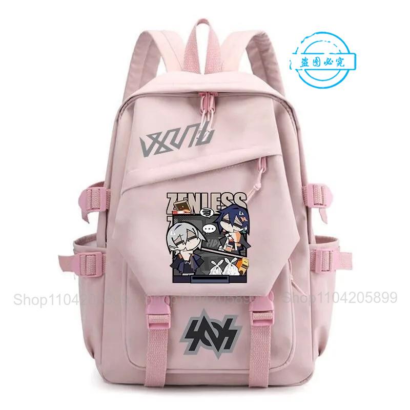 Zenless Zone Zero Rugzak Anime Game Meisjes Jongens Mochila Student Schooltassen Cartoon Reizen Rucksack Vakantiecadeau 16 inches