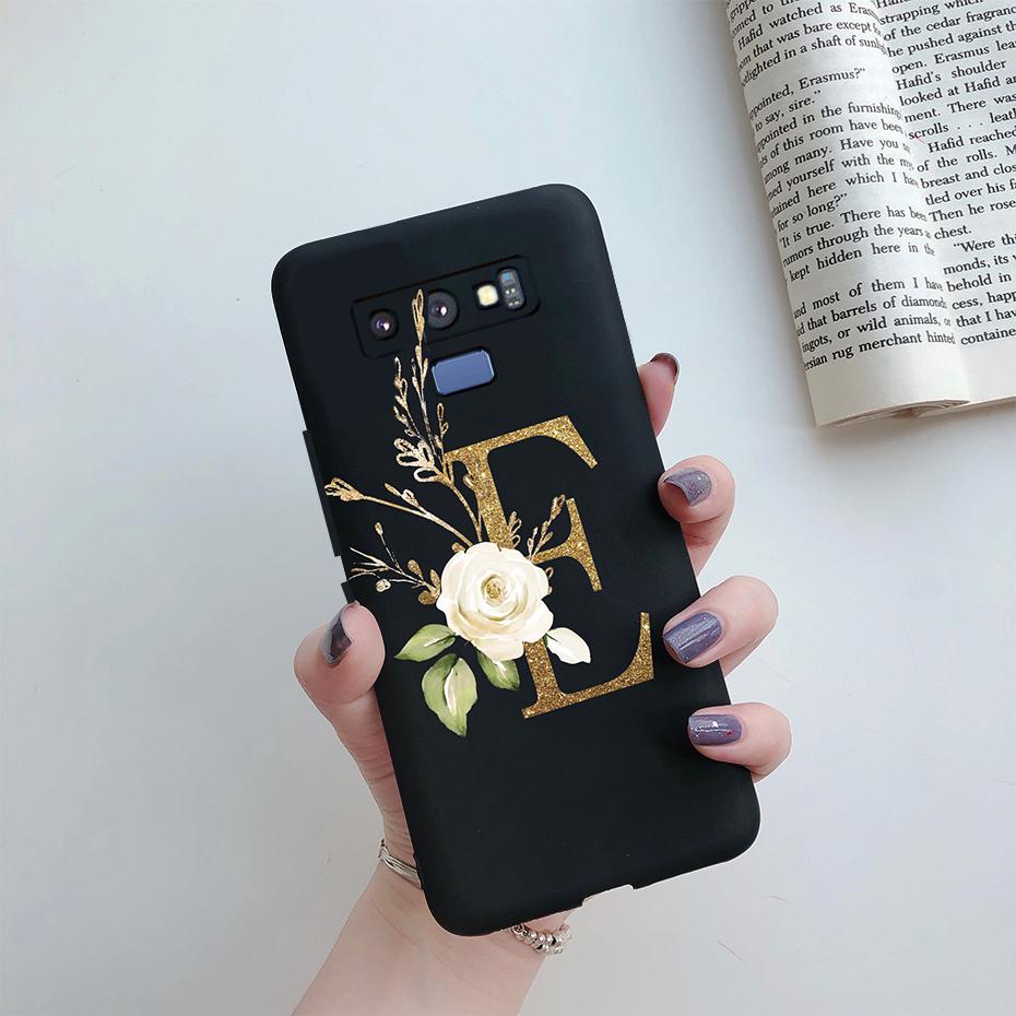 Case For Samsung Galaxy Note 9 Case Silicone TPU Bumper Shockproof Cute Letters Cover For Samsung Galaxy Note9 N9600 N960F Case