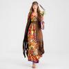 Enchanting Style 70s Hippie Costume For Women Utilizing Cozy Polyester Fabric Ideal For Halloween And Costume Parties