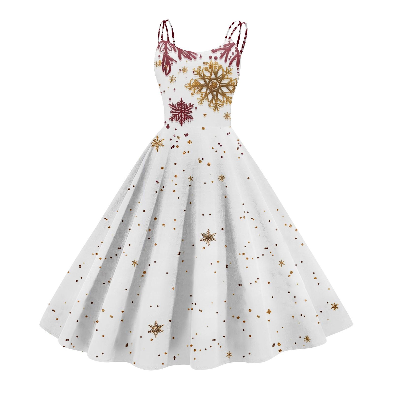 

Женские модные сексуальные без бретелек готические коктейльные рождественские графические принтованные винтажные длинные платья XXXL белый