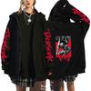 Cosplay Berserk Guts Anime Hoodies Harajuku Autumn Jackets Casual Zipper Coats Unisex Hooded Cartoon Printed Sweatshirts Hip Hop Hoody Streetwear