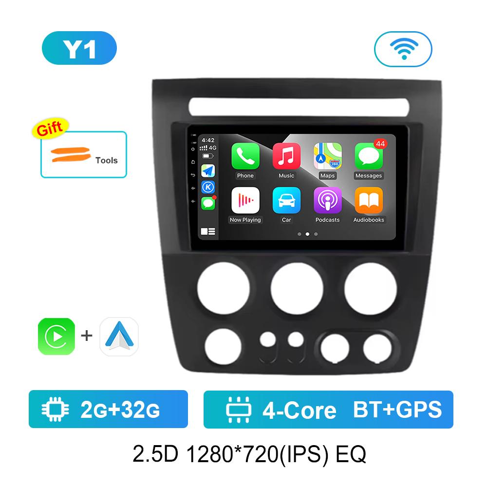 

Carplay Touch Screen for Hummer H3 2005 - 2010 Android Intelligent System GPS Navigation Car Video Multimedia Player WiFi BT 4G