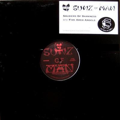 12inch Record SUNZ OF MAN - Soldiers Of Darkness / Five Arch An WUTANG003 Wu-Tang Records 1995 US Rap & Hip-Hop/R&B Used