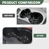 2PCS Bling Cup Holder Coasters for Car - Universal Non-Slip 2.72 Inch Silicone Cup Holders, Embedded Crystal Rhinestone Car Interior Accessories,