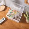 Office Study Supply Marker Pens Storage Box Marker Pens Container Art Craft Tray Desk Organizor