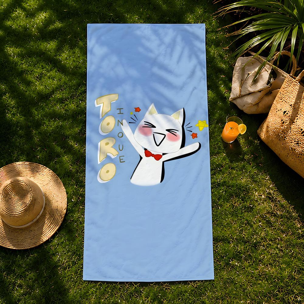 Artist T-Toro I-Inoue Towel beach towel, quick drying absorbent bath towel for Swim,Gym,Camping,Outdoor
