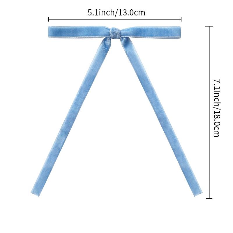 12Pcs Velvet Christmas Bows Rustic Velvet Ribbon Bows Xmas Wreath Gift Bows Decoration For Wedding Holiday Tree Decoration