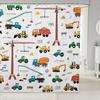 Diverse Style Bathtub Curtain With Hooks Waterproof Easy Clean Quick Hang For Home Hotel Apartment Bathroom