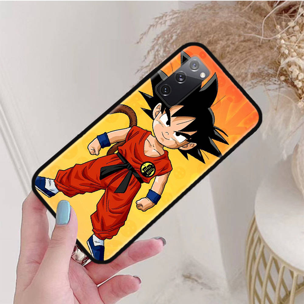 

Черный чехол для iPhone 16 15 Plus 14 13 12 11 Pro 8 6 SE XR XS Max P30 Nova 5T Y5P Y6 Y7 Y8P Y9 Realme C30 C33 C31 W-87 Dragon Ball Little Goku Huawei Nova 3i эбеновый