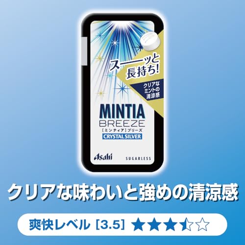 Asahi Group Foods Mintia Breeze Crystal Silver 30 Grains X 8 Pieces