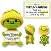 Bambola all'uncinetto Energia Positiva Tasca Abbraccio Fatto a Mano Maglia Peluche Patata Pianta Avocado Ape Tartaruga Anatra Divertente Regalo di Supporto Emotivo