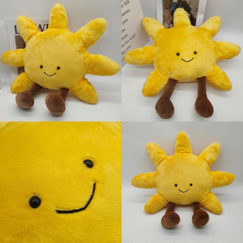 Adorable 15.7in Amuseable Sun Plush Toy Soft Stuffed Doll Pillow Kids Xmas Gift