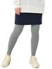 Plus Size Heavyweight Raw Stretch Light Sizes Ships Via [JANJAM] Women's Leggings, 9/10 Length, Hem, Fabric, Gray, 4L-5L. Mail.