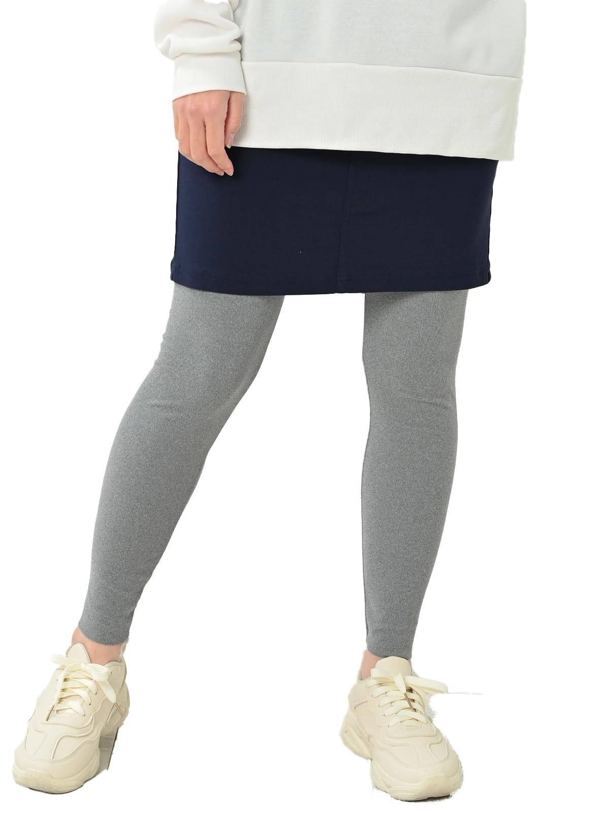 

Plus Size Heavyweight Raw Stretch Light Sizes Ships via [JANJAM] Women s Leggings, 9/10 Length, Hem, Fabric, Gray, 4L-5L. mail.