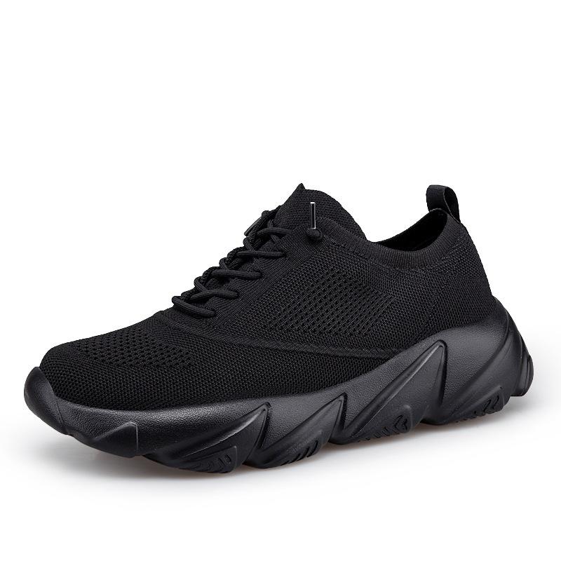 Large size classic casual shoes couple sports running shoes fly-woven mesh breathable shoes light shoes