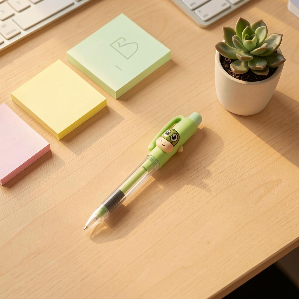 School Stationery Pen Fresh Turtle Shaped Ballpoint Pen 0.5mm Ballpoint Pen Comfortable For Small Gift Office Journal Creation