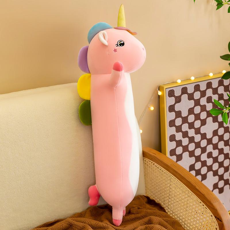 

Non-Toxic 120Cm Hot Long Unicorn Peluches Creative Colorful Unicornio Plush Toys Stuffed Animals Horse Toy Cute Doll Kids Children Xmas Gift 60cm
